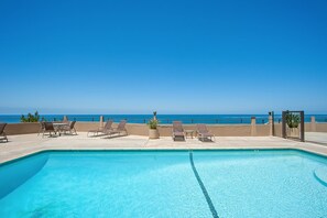 Our community pool with sweeping ocean views.