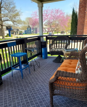 Sit on the front porch with your morning coffee.