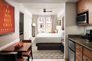 Guest Bedroom also comes with a small dining table for two and a kitchenette.