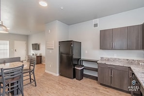 A fully-equipped KITCHEN for preparing meals at home