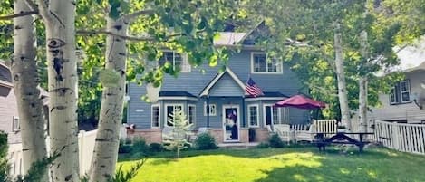 Enjoy shaded outdoor seating with a great view!