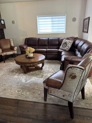 Comfortable seating for a wonderful visit with friends and family.