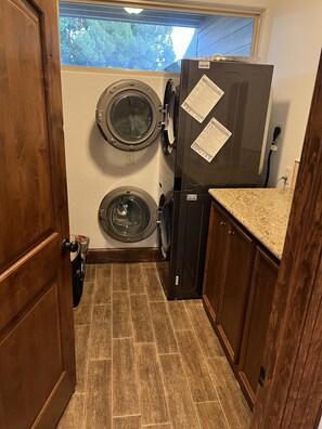 Full size Washer & Dryer.