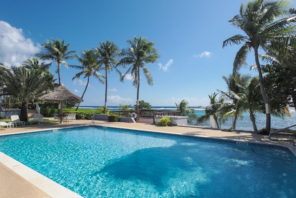 Pool view toward ocean