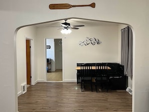 Looking into the Dining Room from the Living Room