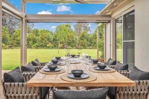Outdoor dining