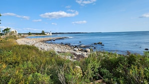 Stellar views of Prospect Harbor and the ocean beyond.