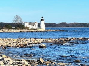 The Prospect Harbor Lighthouse is your neighbor.