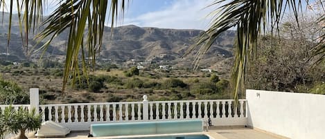 Beautiful views from large secluded private pool