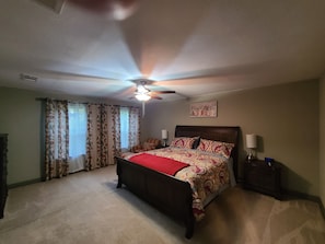 Master Bedroom with King bed