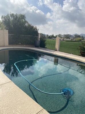 Pool side