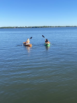 Two kayaks available for use