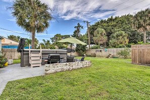 Shared Backyard | Swim Spa | Grill