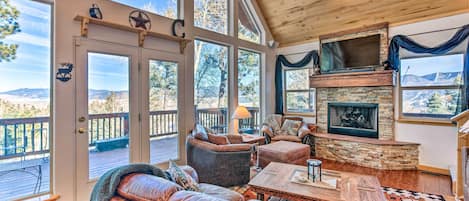 Angel Fire Vacation Rental | 4BR | 3BA | Stairs Required | 2,270 Sq Ft
