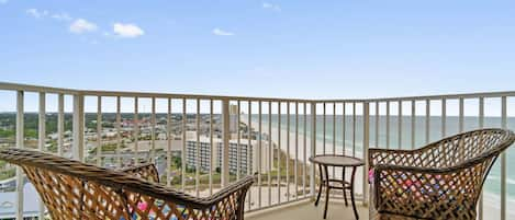 Balcony with ocean view