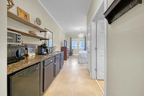 Entry way to the unit
