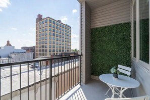 Take in the morning or evening glow on your own private patio