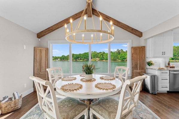 Dining room with captivating view