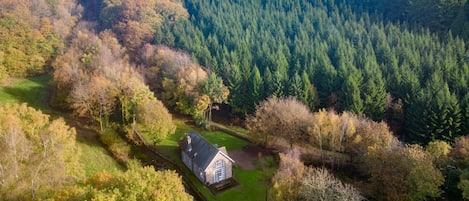 Aerial View, The Old Pump House, Bolthole Retreats