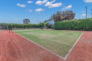 Full size tennis court