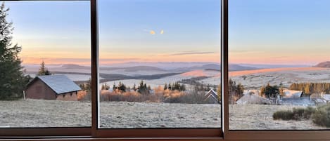 La vue depuis l’appartement 