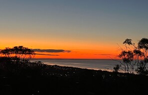 Sunset from the balcony - Actual View - no zoom