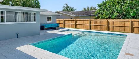 Crystal clear pool waiting for you!