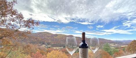 Fall View from front deck while having your wine. 