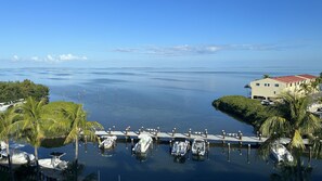 View from double wide balcony