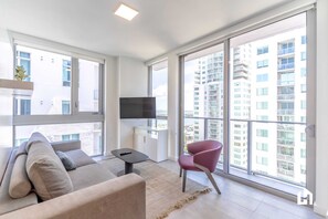 Luminous space with downtown Miami views!