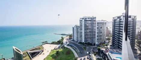 Vue sur la plage/l’océan