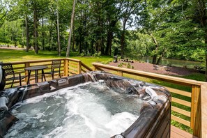 Enjoy our hot tub!