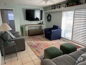 Rear Living Room with walk out to the deck.