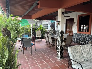 Share the space with a variety of birds and butterflies.