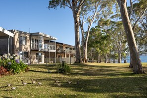 If the yard isn't enough, there's more room to play on the reserve out back!