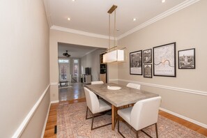 Dining table with seating for 4