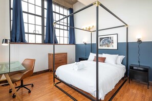 Bedroom 2: Revitalize yourself with this queen-size ultra-comfy bed