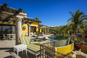 Pool lounging