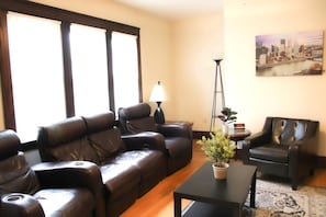 Living Room with Electric Reclining Furniture