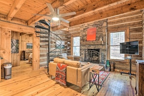 Living Room | Free Fiber WiFi | Renovated Interior