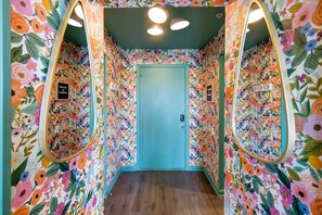 Walking down this enchanting hallway feels like strolling through a blooming garden 🌸 #FloralFantasy