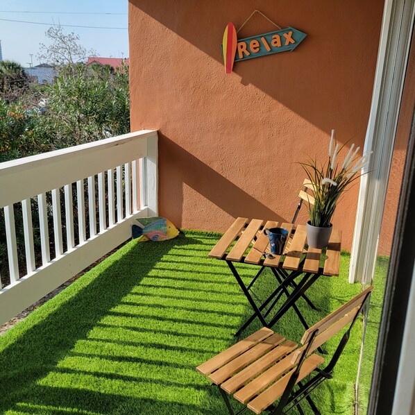 Patio of the apartment
