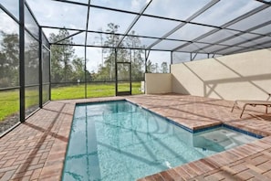 The south facing pool gives you an extended abundance of sunlight