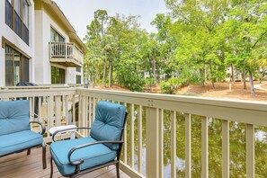 Furnished Balcony | Seating | Weber Gas Grill