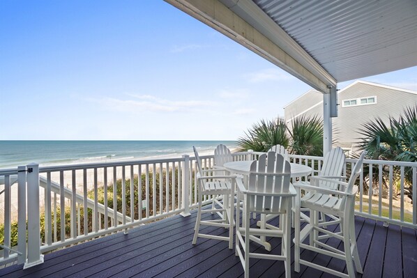 View from living room deck