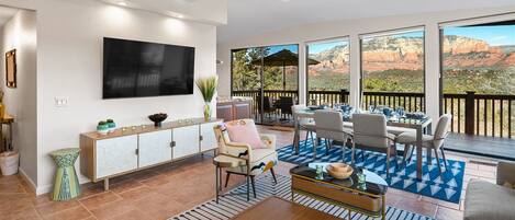 Bask in all of the glory of Sedona in this private setting on top of a hill in Uptown Sedona