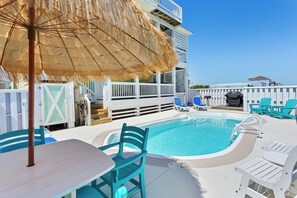 Take a dip in the Private Pool on a warm day!