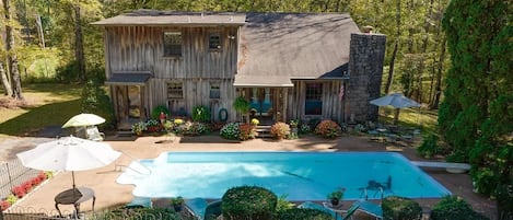 Backyard Pool With Barbeque and Fire Pit!