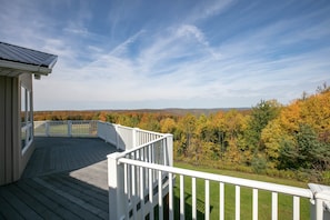 Wrap around deck to take in the views