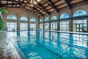 Huge indoor pool